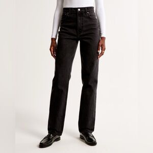 Abercrombie & Fitch Ultra High Rise 90s Straight Jeans Vintage Comfort Stretch